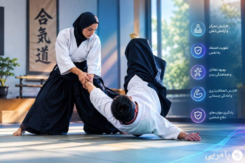 آیکیدو چیست؟ آشنایی با ورزش آیکیدو و کاربرد آن در دفاع شخصی - مقالات آشنایی با ورزش آیکیدو